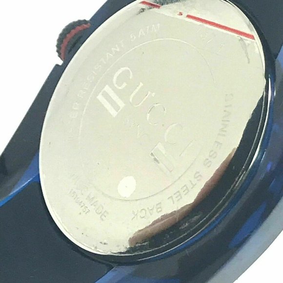 GUCCI SYNC YA137104 Blue Rubber Band Men's Watch - Picture 6 of 8